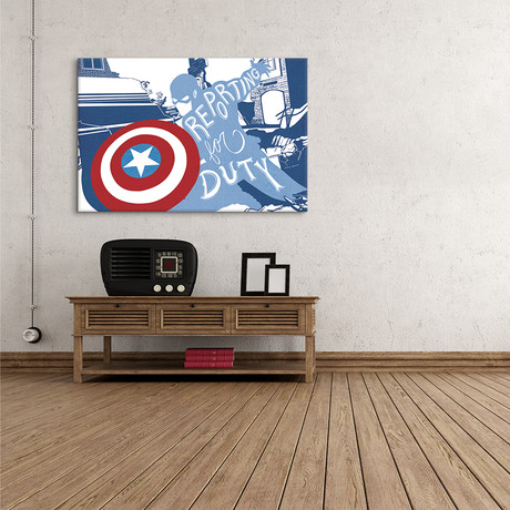 Avengers Assemble Character Quotes: The Dream (26"W x 18"H x 0.75"D)