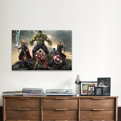 Avengers Movie Poster (26"W x 18"H x 0.75"D)