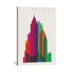 Philadelphia // Canvas Print (26"H x 0.75"W x 18"L)