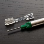 Soladey J3X Solar Ionic Toothbrush + Travel Cap // Green