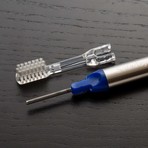 Soladey J3X Solar Ionic Toothbrush + Travel Cap // Blue