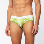 Hibiscus Lo-Rise Brief // Lime (S)