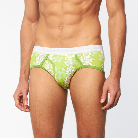Hibiscus Brief // Lime (S)