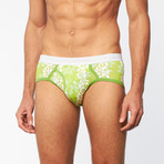 Hibiscus Brief // Lime (S)
