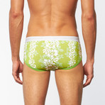 Hibiscus Brief // Lime (S)