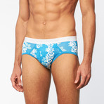 Hibiscus Brief // Turquoise (S)