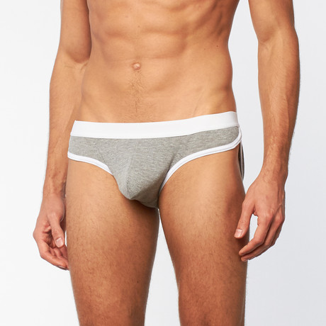 POP Athletic Brief // Heather Grey (S)