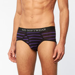 Fusion Brief // Black + Purple (S)