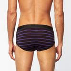 Fusion Brief // Black + Purple (S)