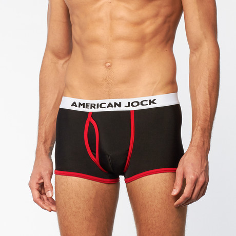 AJ Sculpt Trunk // Black + Red (S)