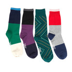 Block Of Color Sock Pack // Pack Of 4