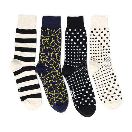 Dreaming In Shapes Sock Pack // Pack Of 4