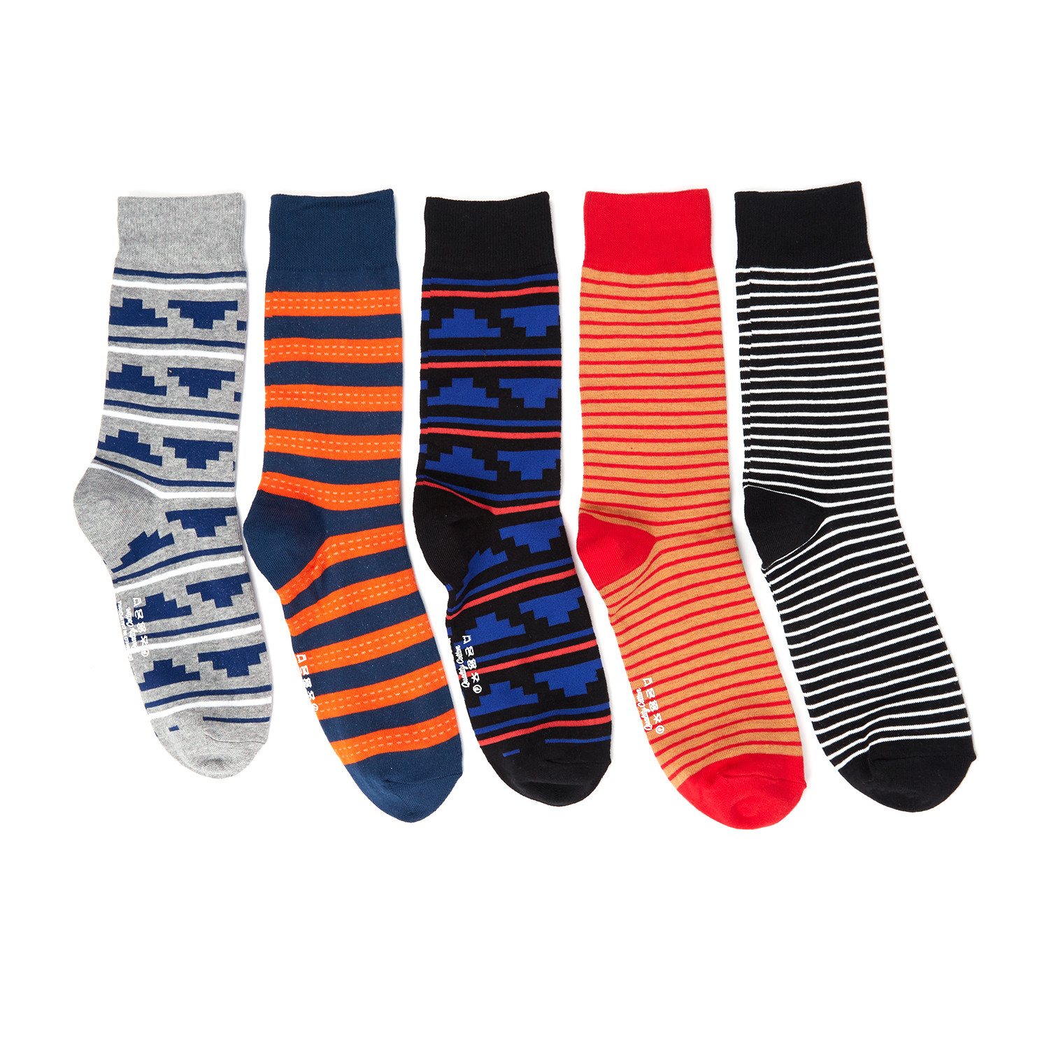 Pyramid Sock Pack // Pack Of 5 - Richer Poorer Socks - Touch of Modern