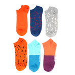 Secret Shape Party Ankle Sock Pack // Pack Of 6