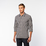 Regular French Seam Button-Up Shirt // Cambridge Blue Plaid (M)