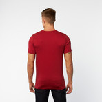 White Rider Tee // Cardinal (M)