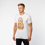 Camo King Desert Tee // White (L)