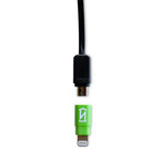 Retractable Micro USB Cable + Lightning Adapter