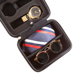 The Elite Watch + Sunglasses Box (Grey Lizard)