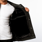 Glove Leather Jacket // Black (4XL)
