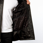 Tanners Avenue // Leather James Dean Coat // Black (2XL)