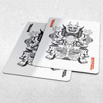 Ultimate Universe Bicycle Playing Cards // Grayscale // Set of 2