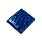 Alligator Wallet // Blue