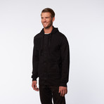 Los Feliz Fleece Jacket // Black (S)