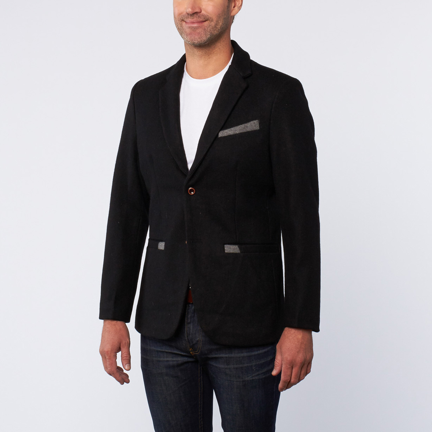 Buy Men Black Solid Slim Fit Formal Blazer Online - 811800