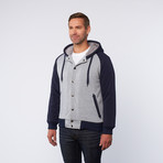 Button Hoodie // Gray (M)