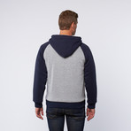 Button Hoodie // Gray (M)