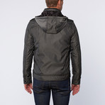 Quilted Jacket // Charcoal (M)