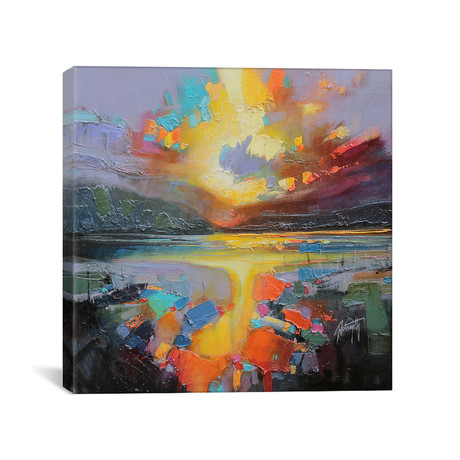 Loch Light I // Canvas Print (18"H x 18"L x 0.75"D)