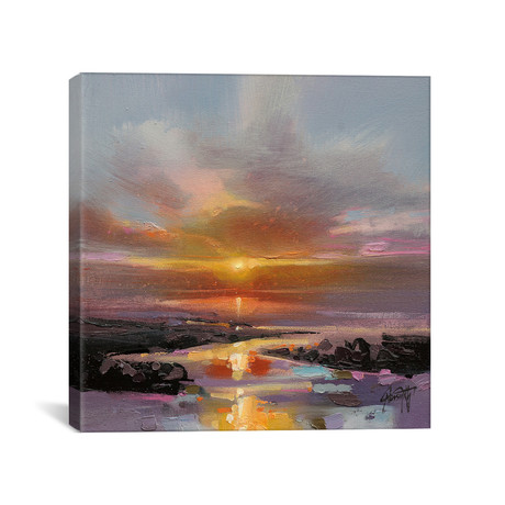 Hebrides Sunrise Study // Canvas Print (18"H x 18"L x 0.75"D)