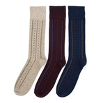 Florsheim Limited // Portland Dress Sock // Pack of 3