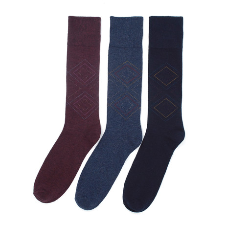 Florsheim Limited // Berlin Dress Sock // Pack of 3