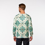 Tiles Sweater // Turquoise (L)