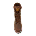 Logger High Lace-Up Boot // Brown (US: 9)