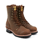 Logger High Lace-Up Boot // Brown (US: 8)