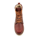 Palin Toe Lace-Up Boot // Burgundy (US: 7.5)