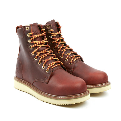 Palin Toe Lace-Up Boot // Burgundy (US: 7)