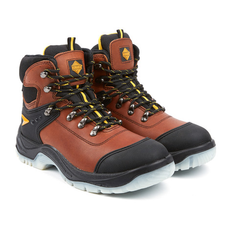 Outdoor Pro Lace-Up Boot // Brown + Yellow (US: 7.5)