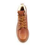 Plain Toe Lace-Up Boot // LightBrown (US: 7.5)