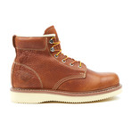 Plain Toe Lace-Up Boot // LightBrown (US: 7.5)
