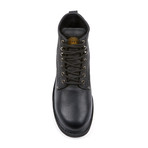 Plain Toe Lace-Up Work Boot // Black (US: 9.5)