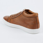 High Top Sneaker // Cognac (US: 9.5)