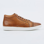 High Top Sneaker // Cognac (US: 9.5)