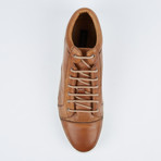 High Top Sneaker // Cognac (US: 9.5)