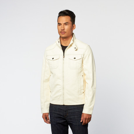 Lightweight Motorcycle Jacket // White (S)