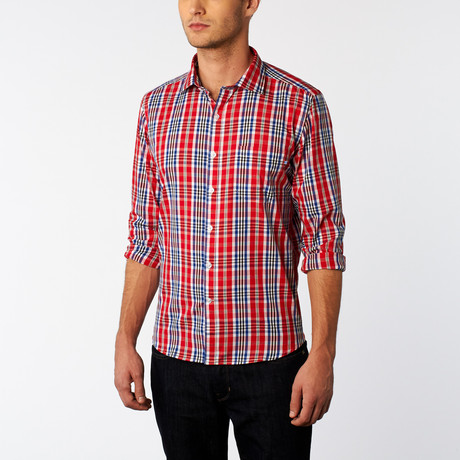 Complicated // Pennsylvania Button-Up Shirt // Red (US: 14.5R)